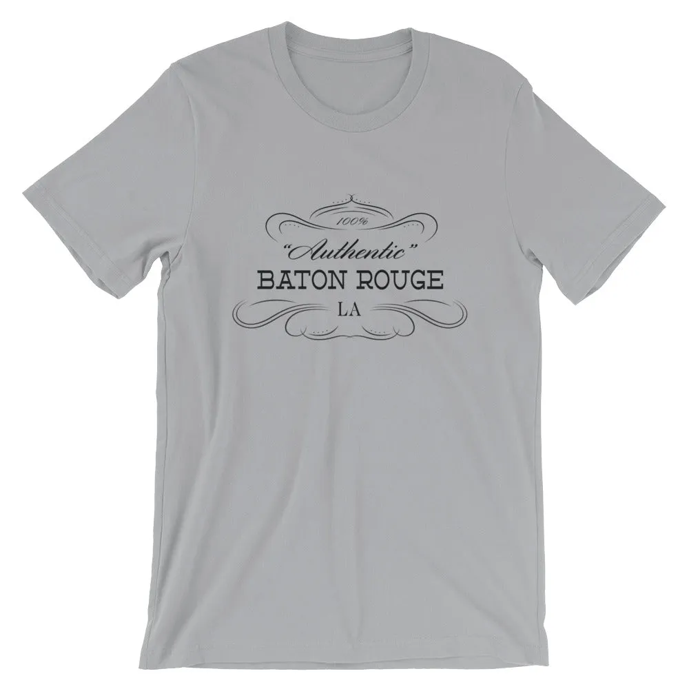 Louisiana - Baton Rouge LA - Short-Sleeve Unisex T-Shirt - "Authentic"