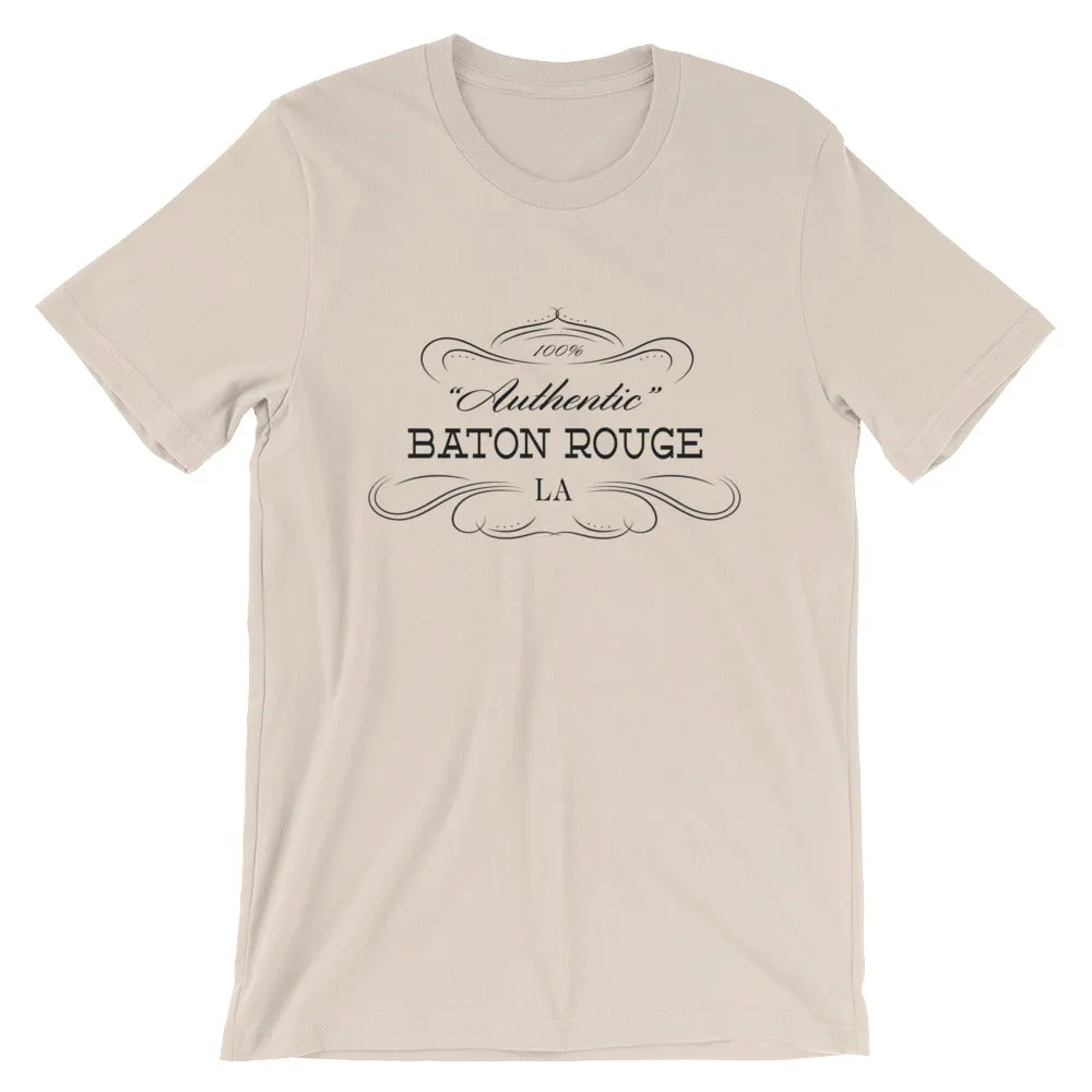 Louisiana - Baton Rouge LA - Short-Sleeve Unisex T-Shirt - "Authentic"