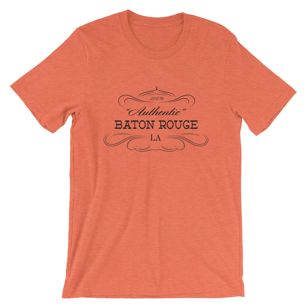 Louisiana - Baton Rouge LA - Short-Sleeve Unisex T-Shirt - "Authentic"