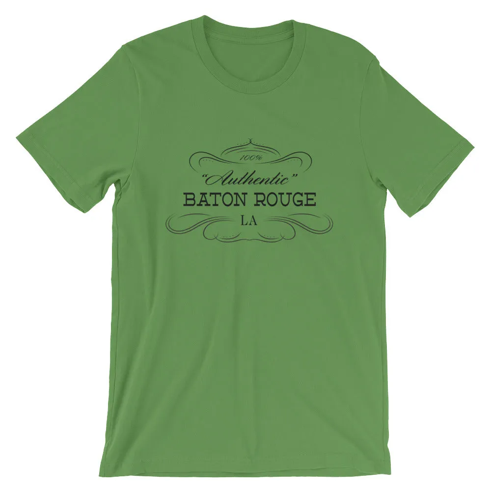 Louisiana - Baton Rouge LA - Short-Sleeve Unisex T-Shirt - "Authentic"