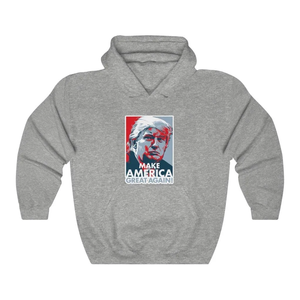 Make America Great Again Trump Iconic Pullover Hoodie