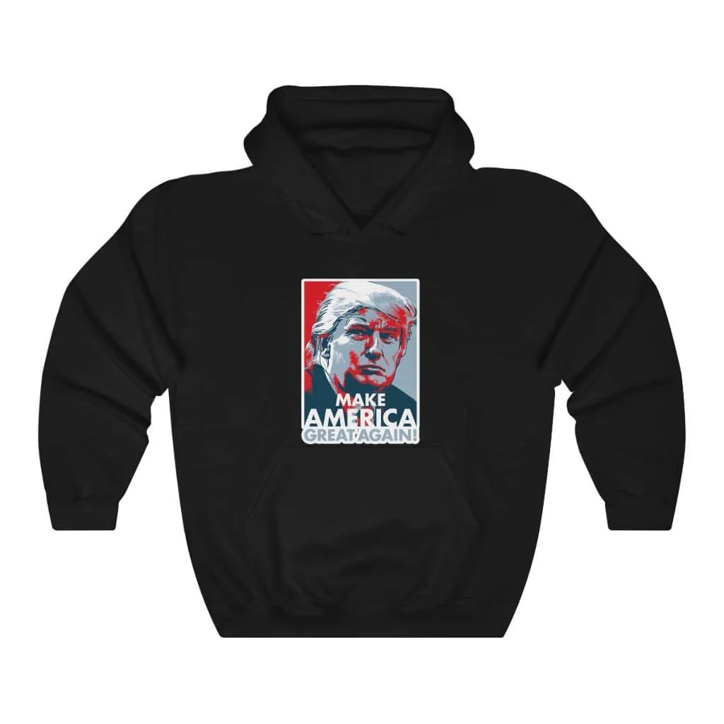 Make America Great Again Trump Iconic Pullover Hoodie