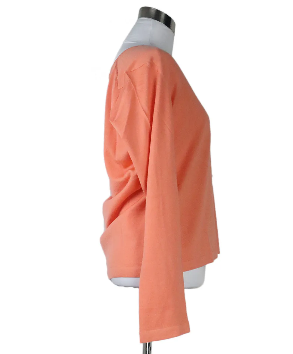 Malo Orange Cashmere Sweater sz 10