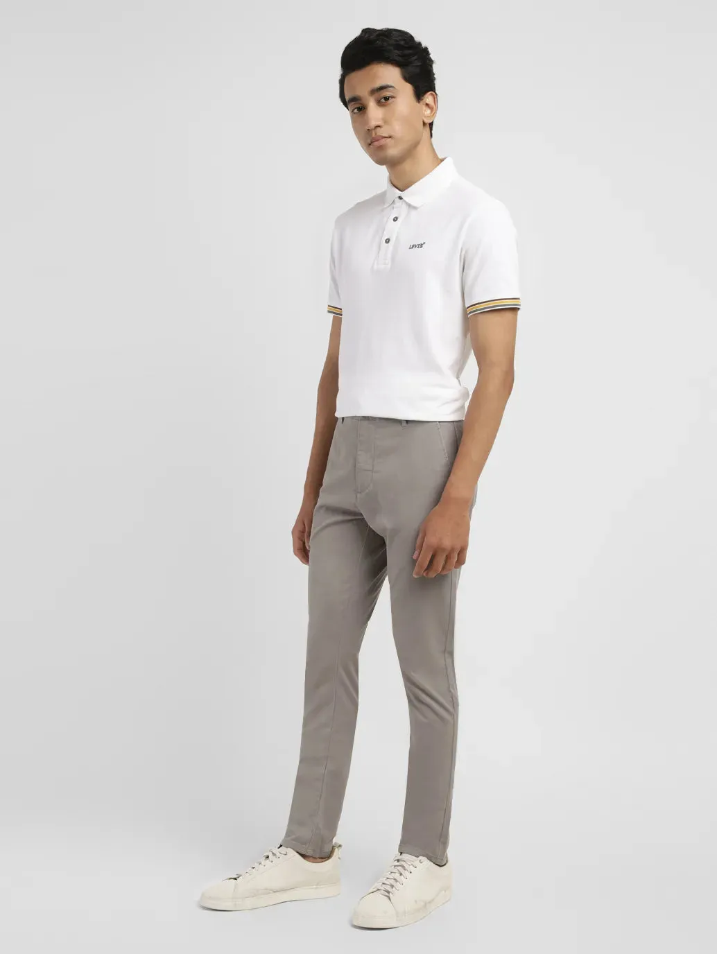 Men's 512 Grey Slim Tapered Fit Chinos