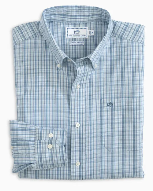 Men's Ellis Coastal Passage Plaid Sport Shirt