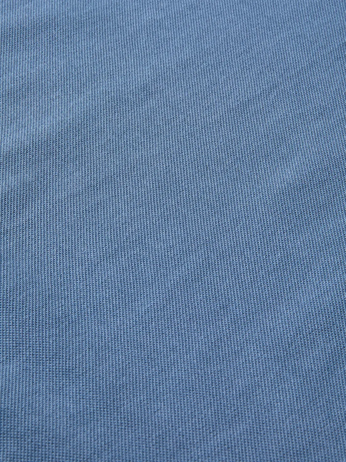 Mens Garment Dyed Organic Cotton Pique - Cosmos Blue