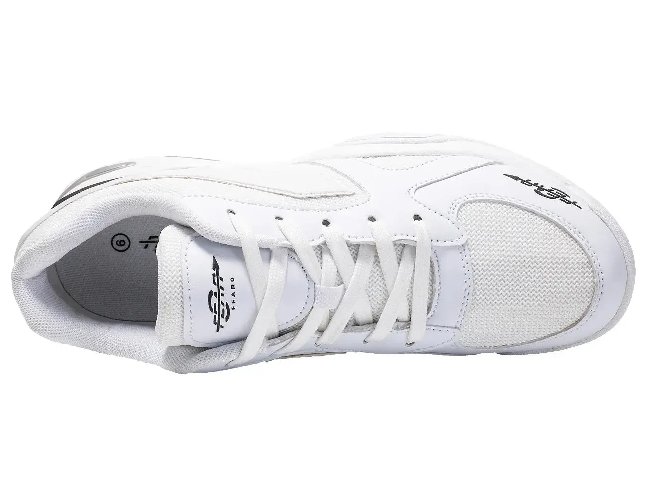 Men's High Arch Firm Support All-In-One White Walking Shoes