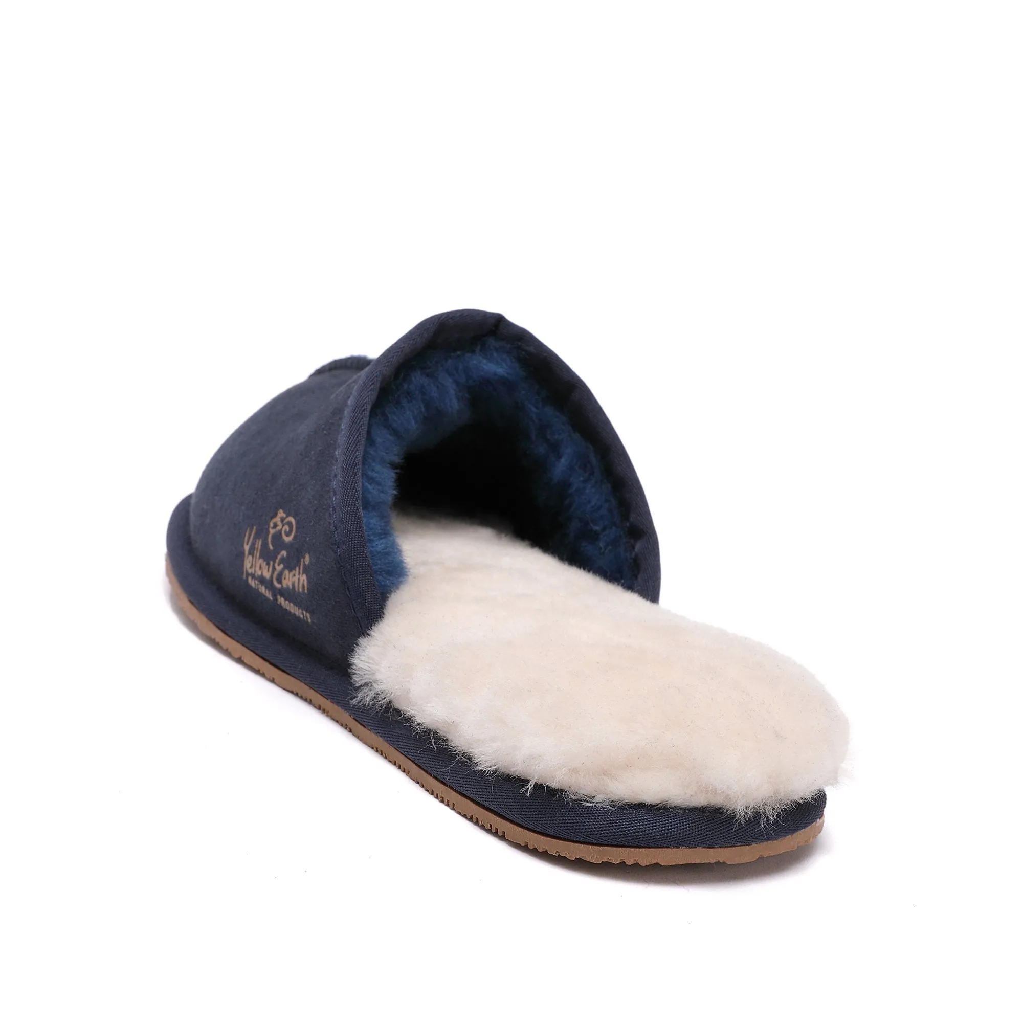 Men's Scuff - Australian Sheepskin UGG Slippers - Flexible Non-Slip Rubber Sole