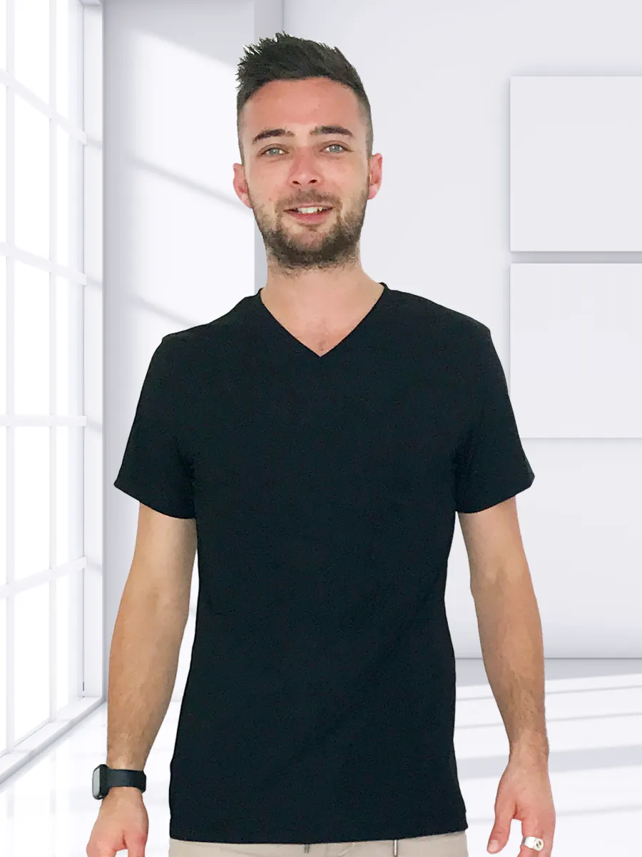 MENS V NECK T-SHIRT