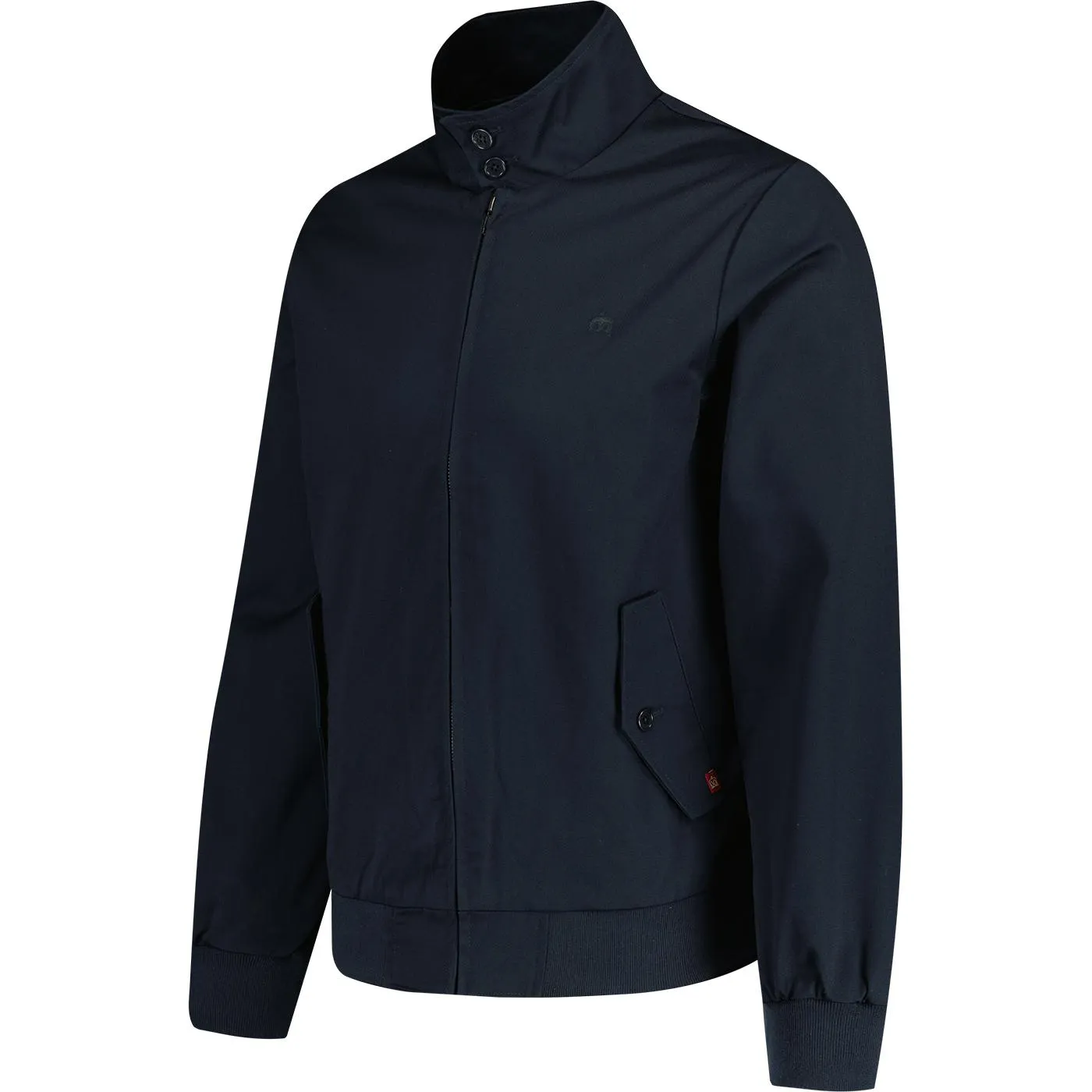 Merc London Harrington Jacket Navy Blue