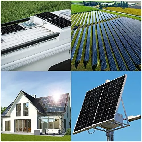 MSolarQ™ 100W Solar Panel: Monocrystalline, 12V, 22.8% High-Efficiency Off-Grid