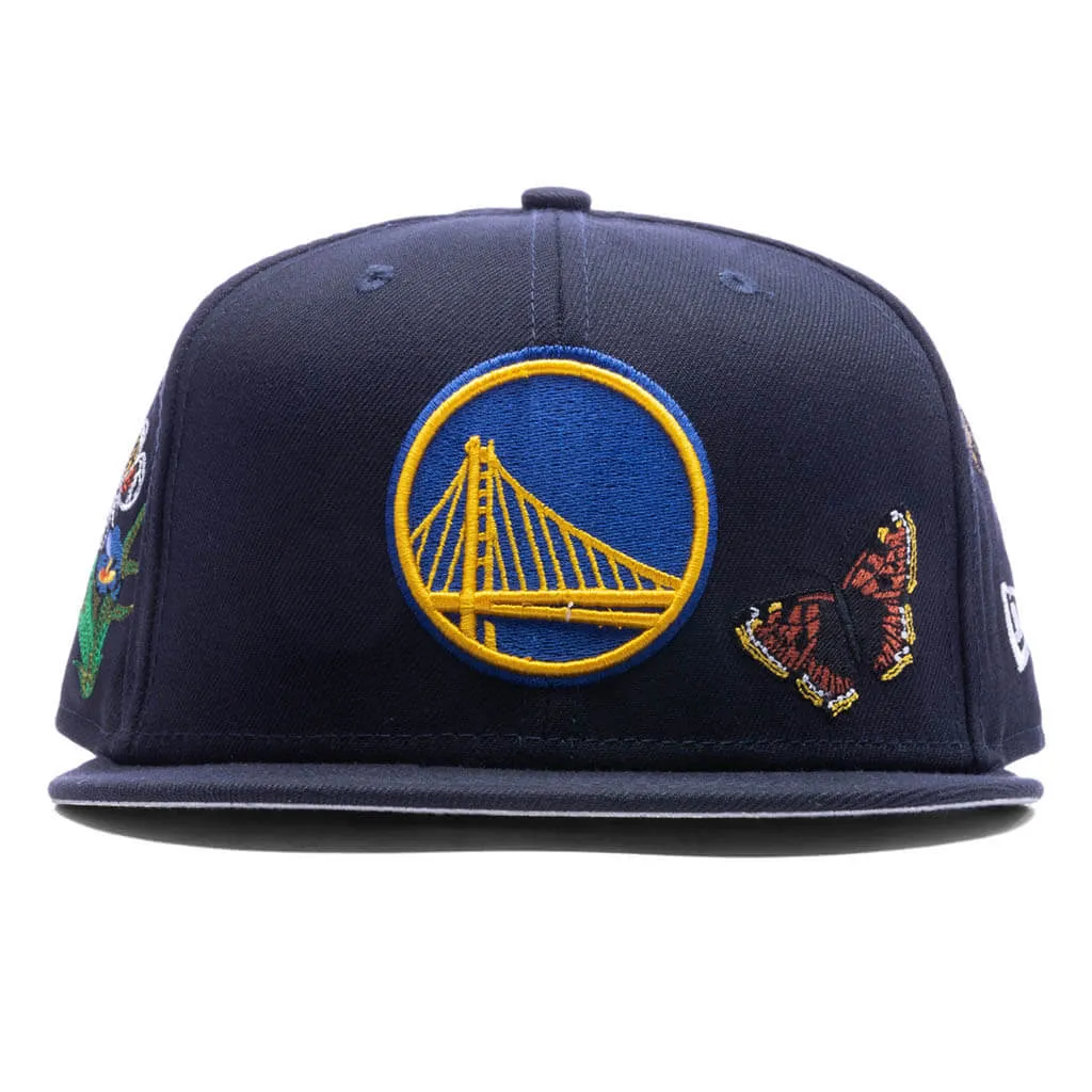 New Era x NBA x FELT 59FIFTY Fitted - Golden State Warriors