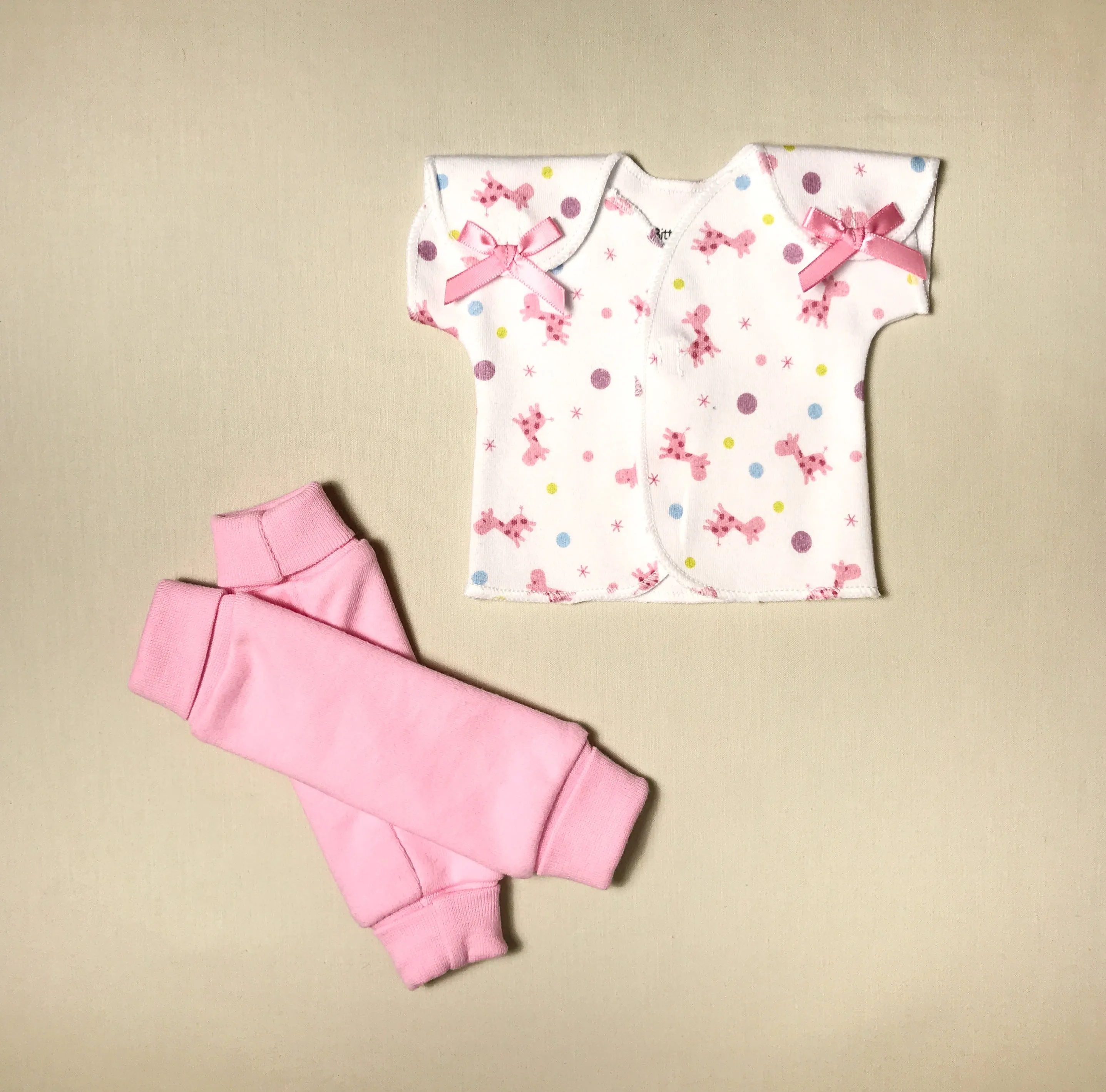 NICU Friendly Leg Warmers Solid Pink