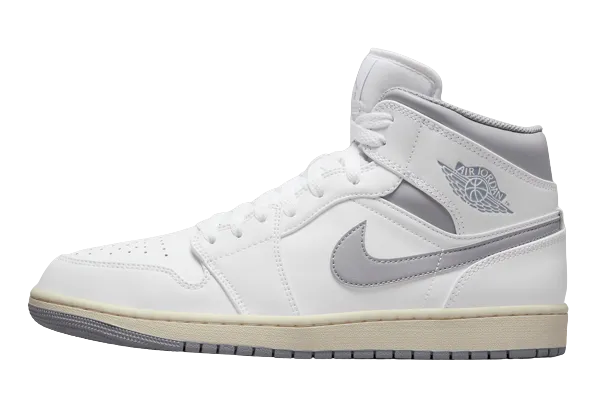 Nike Air Jordan 1 Mid Neutral Grey Men's