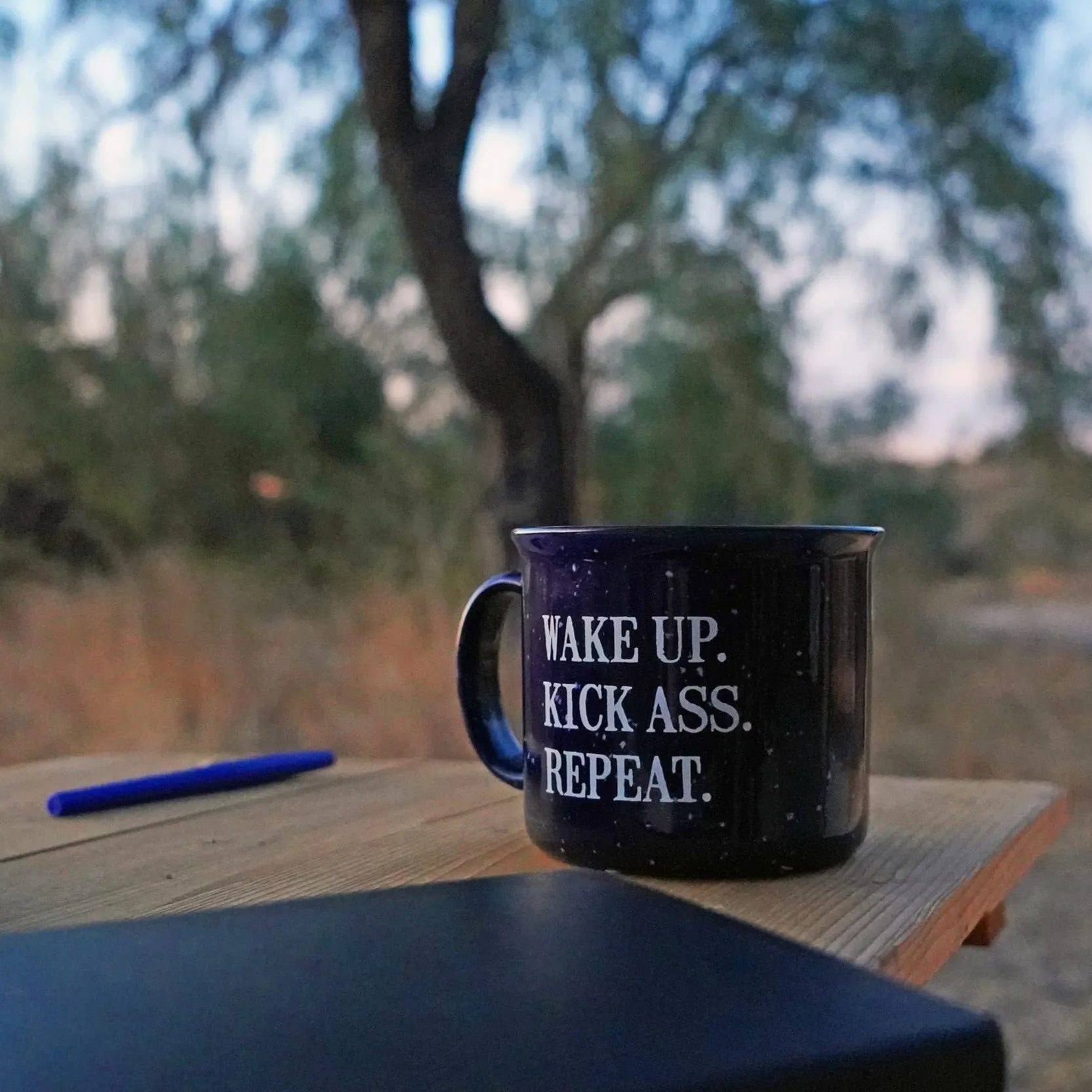 Outlaw's Wake Up, Kick Ass, Repeat Mug