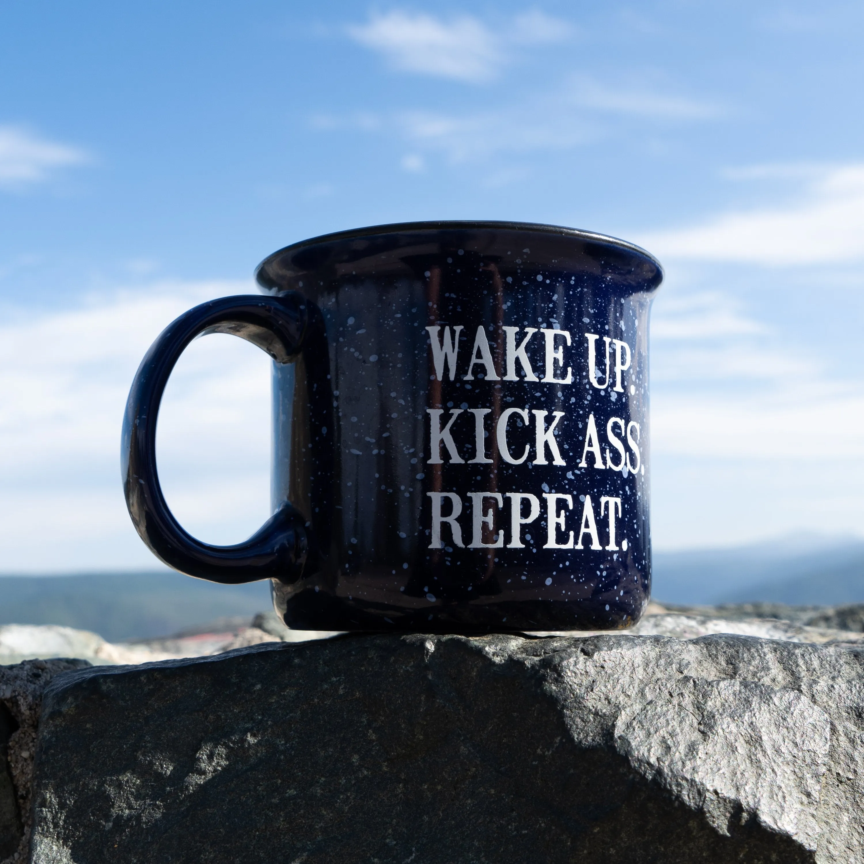 Outlaw's Wake Up, Kick Ass, Repeat Mug