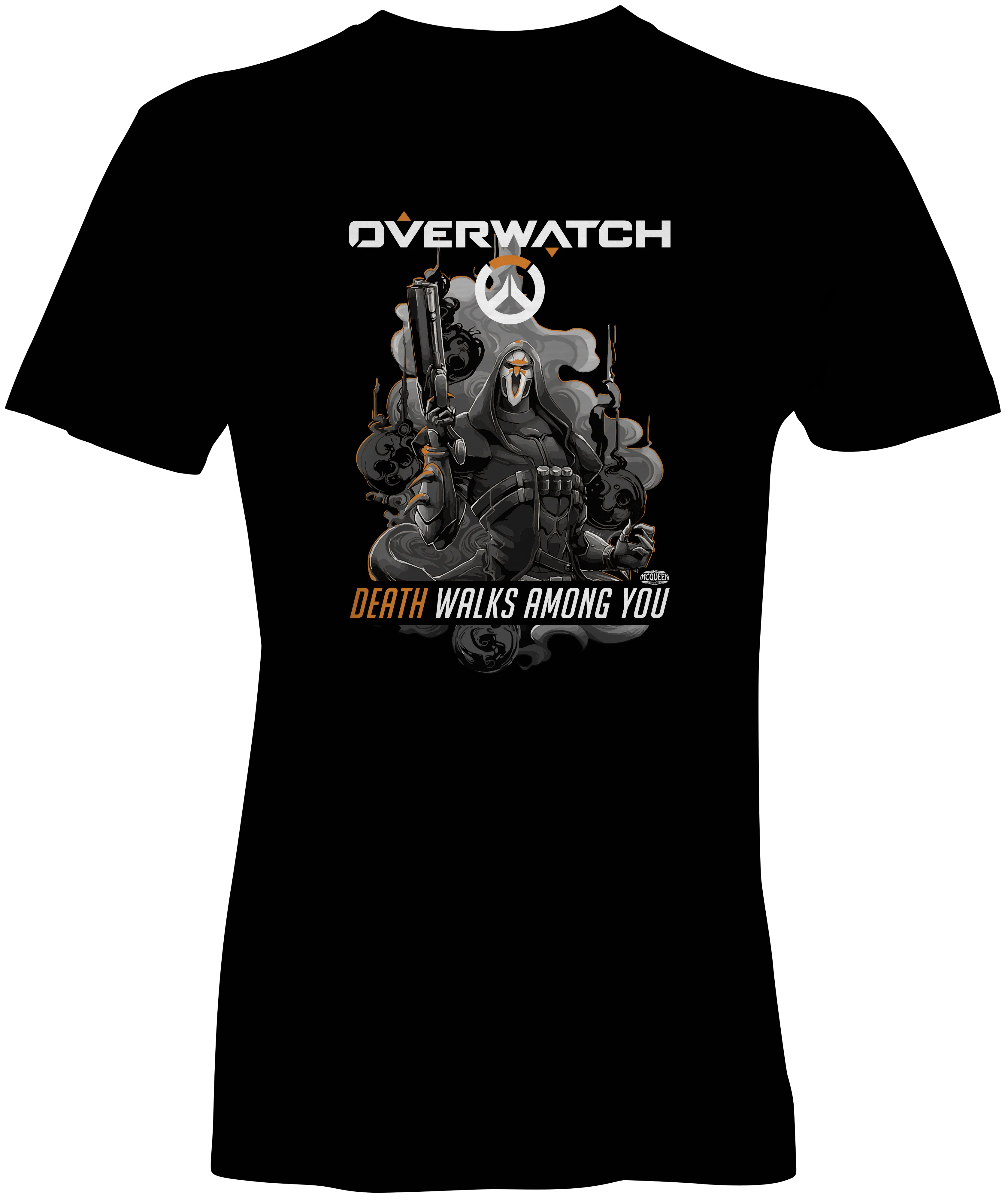 OVERWATCH REAPER Unisex Crew Neck T-Shirt- McQueen Graphics