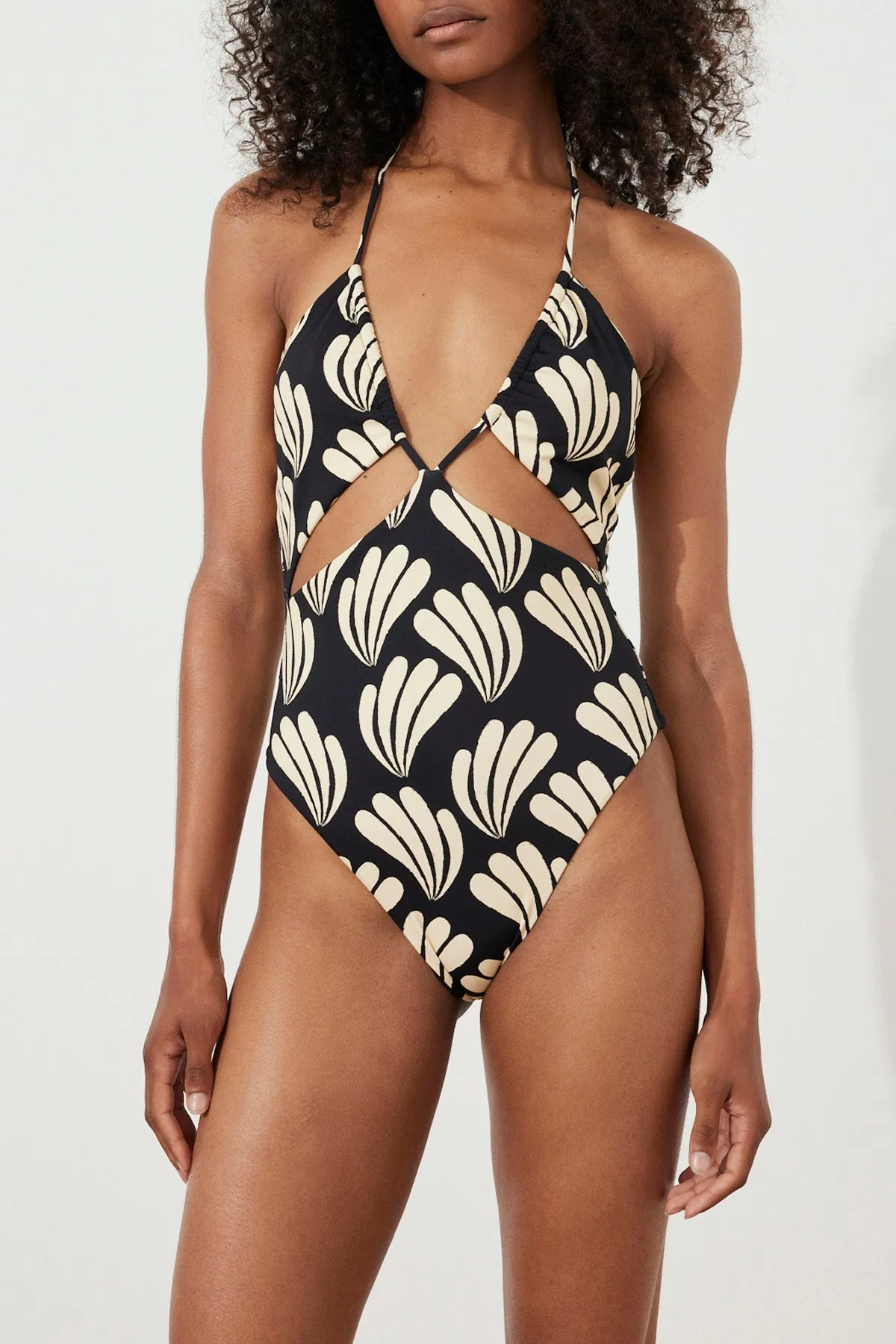 Palm Cut Out One Piece