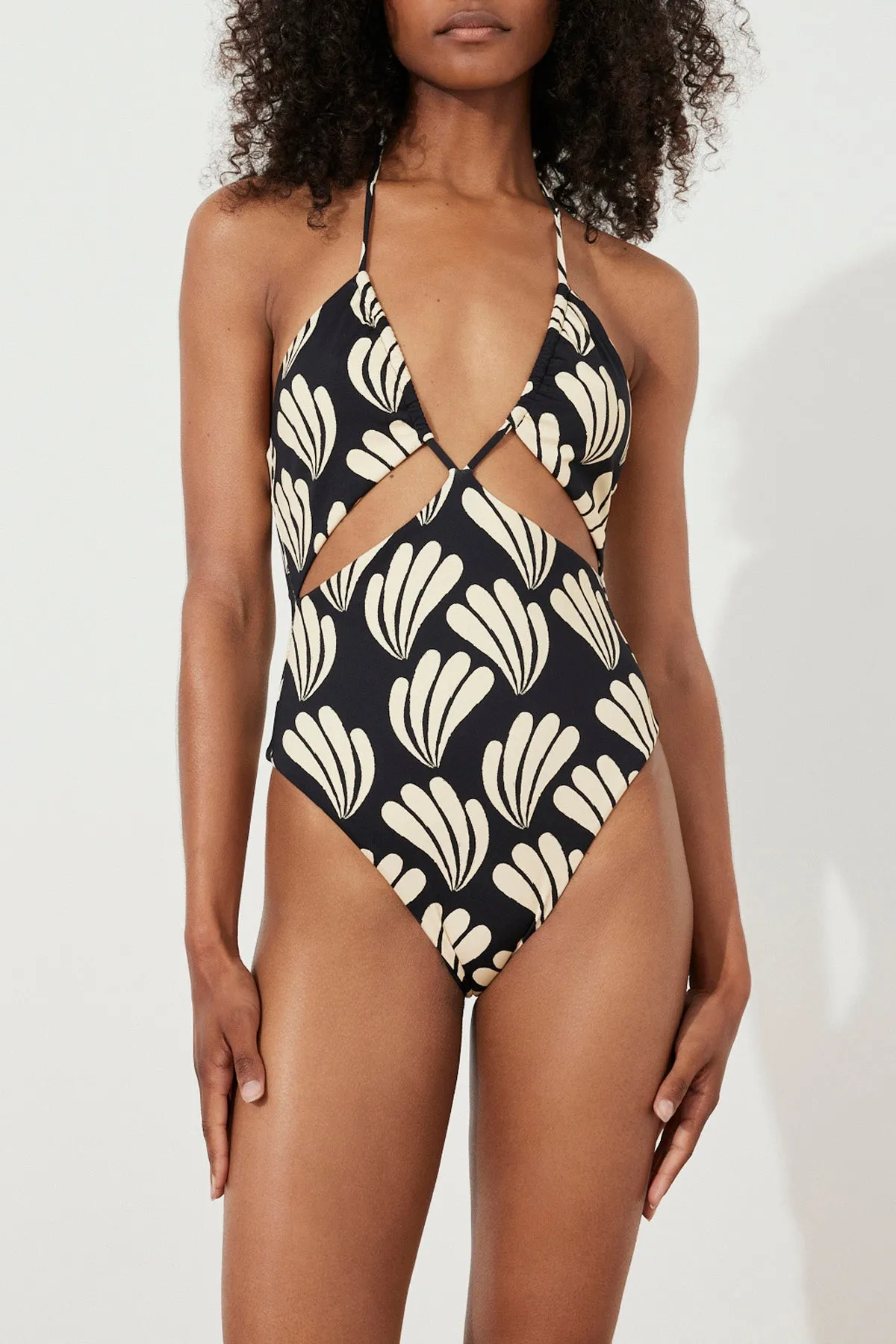 Palm Cut Out One Piece