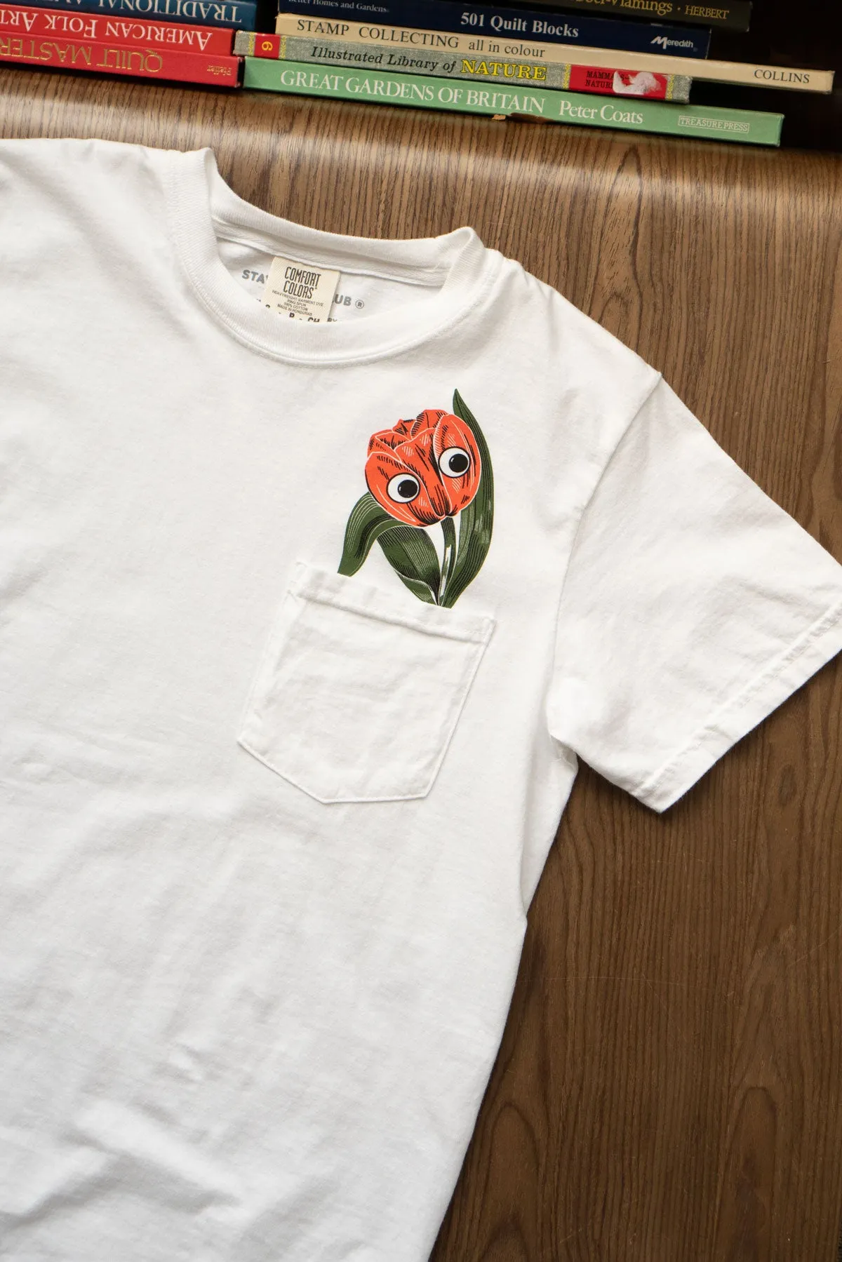 Peeking Tulip Pocket Tee