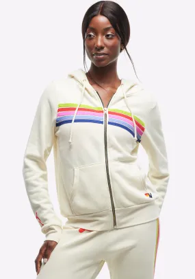 Peloton x Aviator Nation 5 Stripe Zip Hoodie