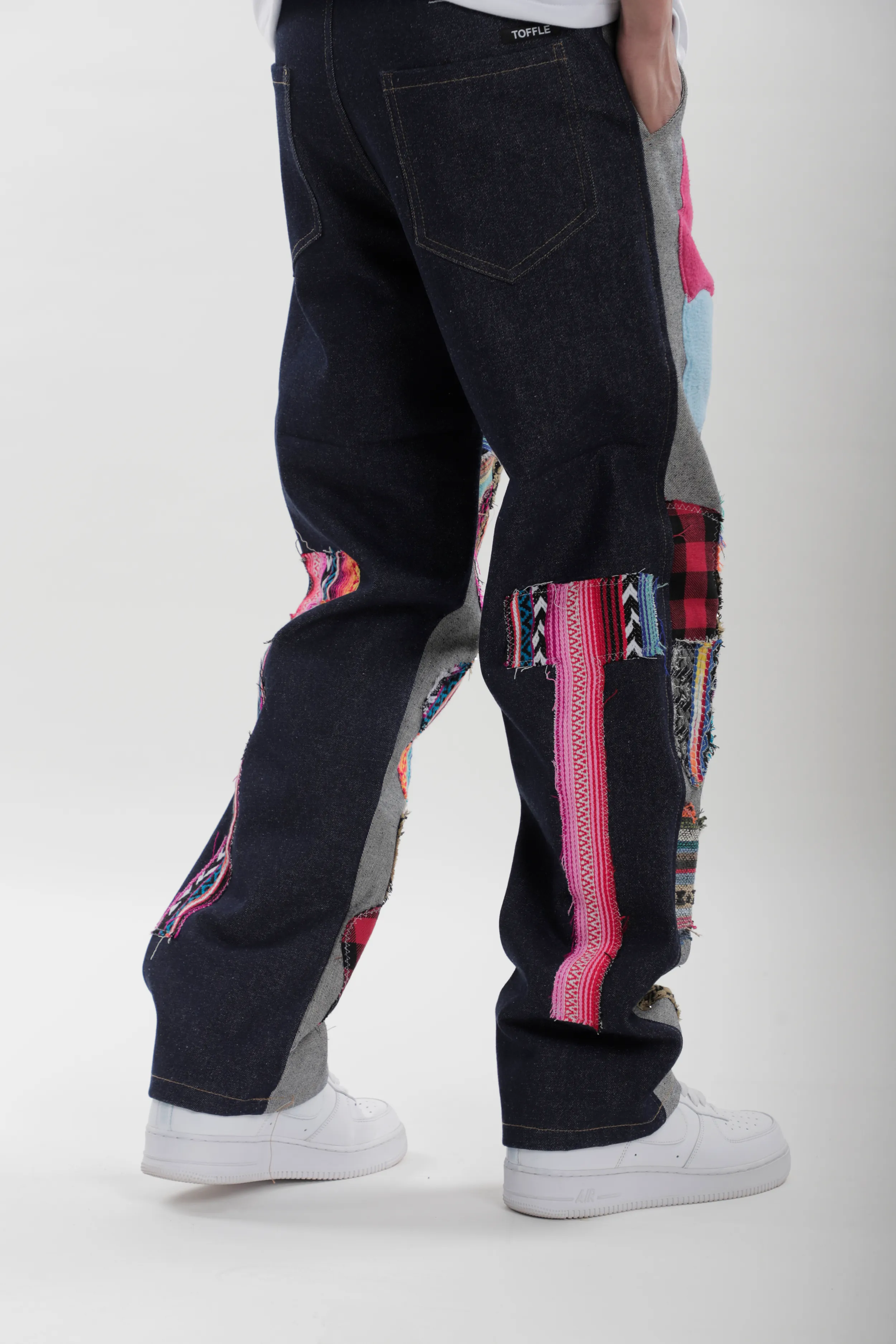 Petals Patchwork Jeans