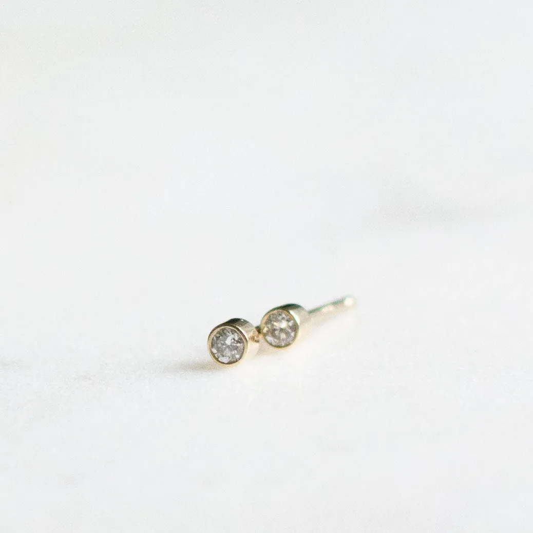 Petite Diamond Stud Earrings