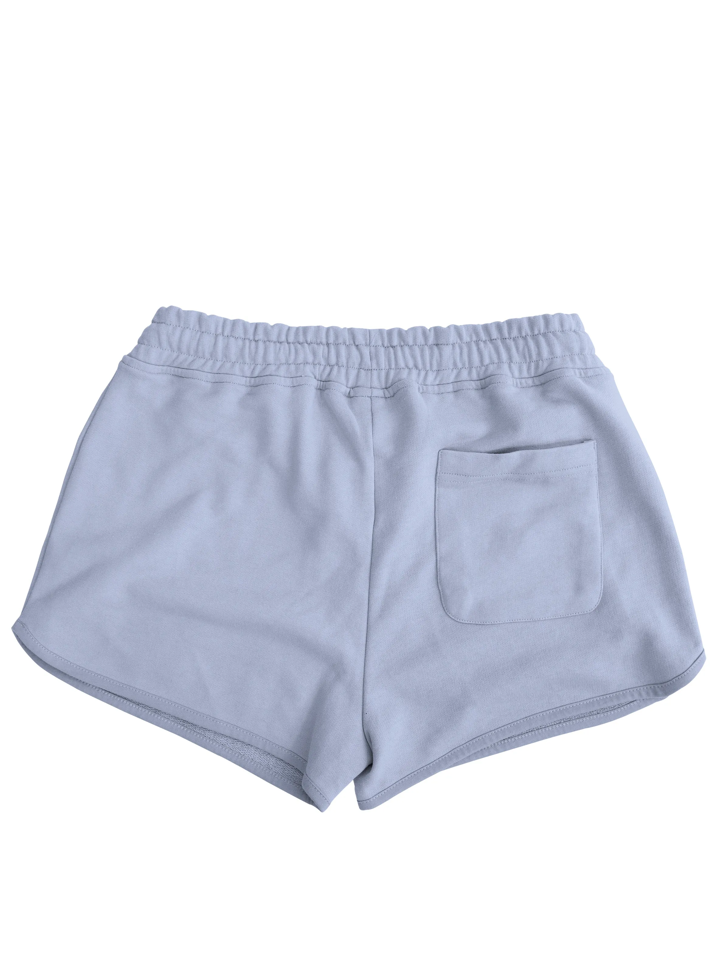 Plant Dyed Women's Organic Cotton Shorts in Sky Blue