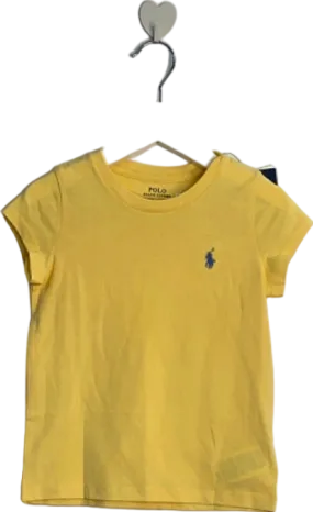 Polo Ralph Lauren Yellow Short Sleeve T-Shirt UK 3yrs