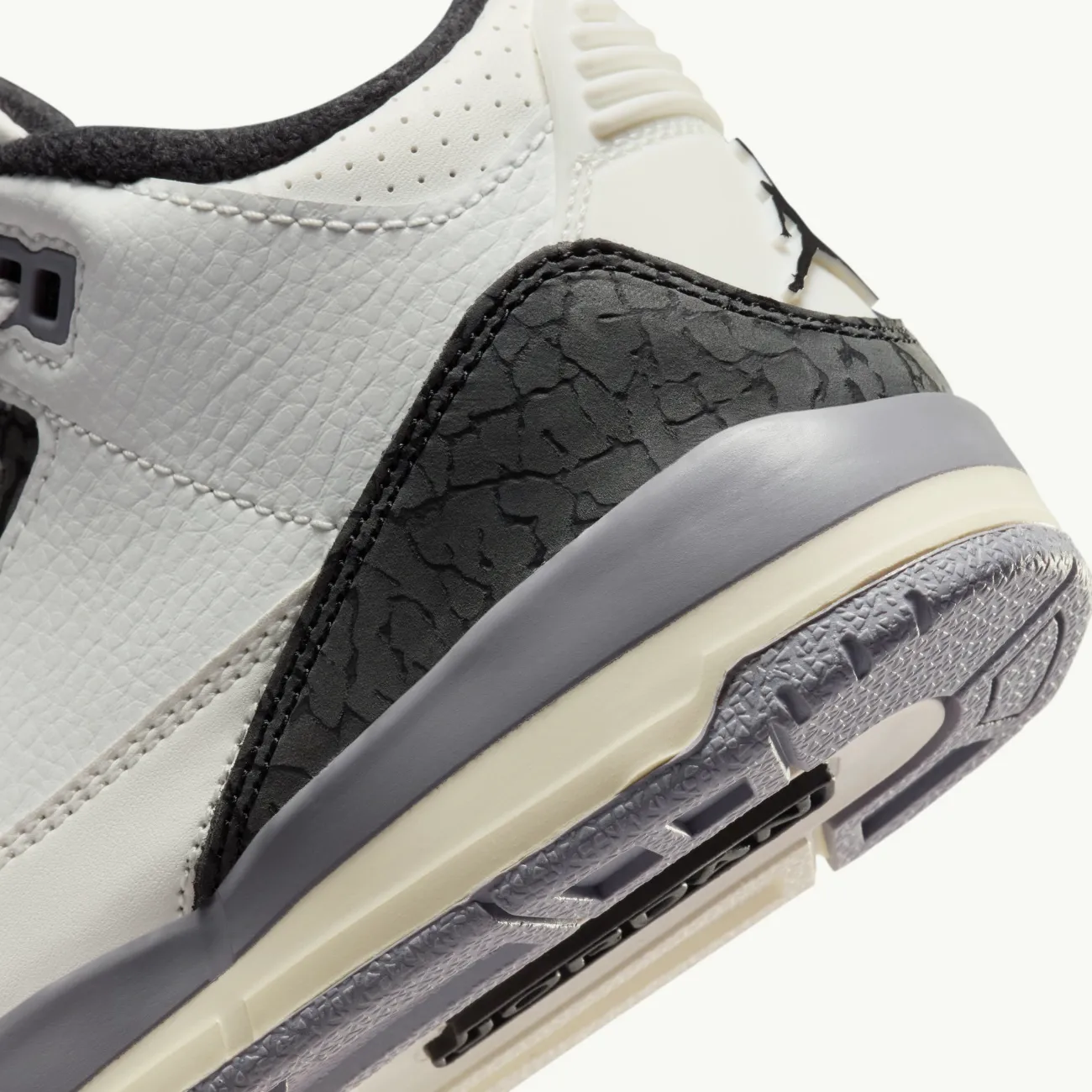 Preschool Air Jordan 3 Retro - 'Cement Grey'