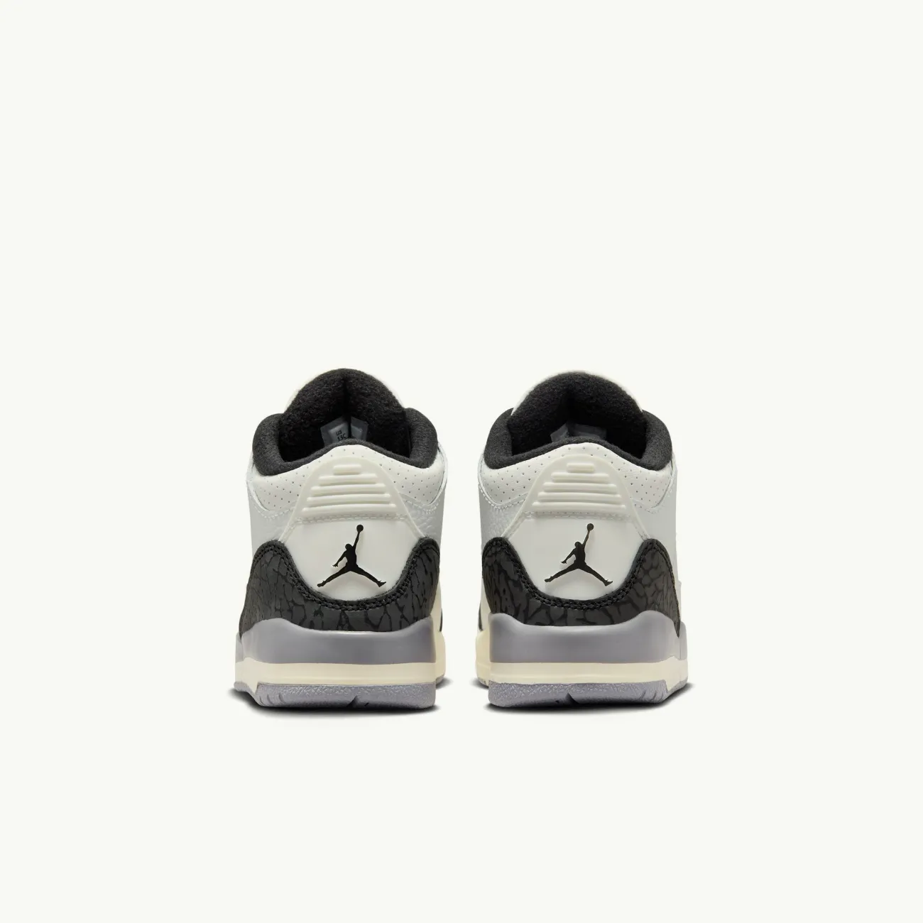 Preschool Air Jordan 3 Retro - 'Cement Grey'