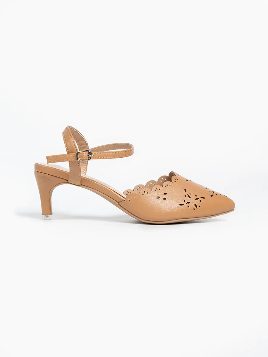 Ratna Eyelet Pump Heels