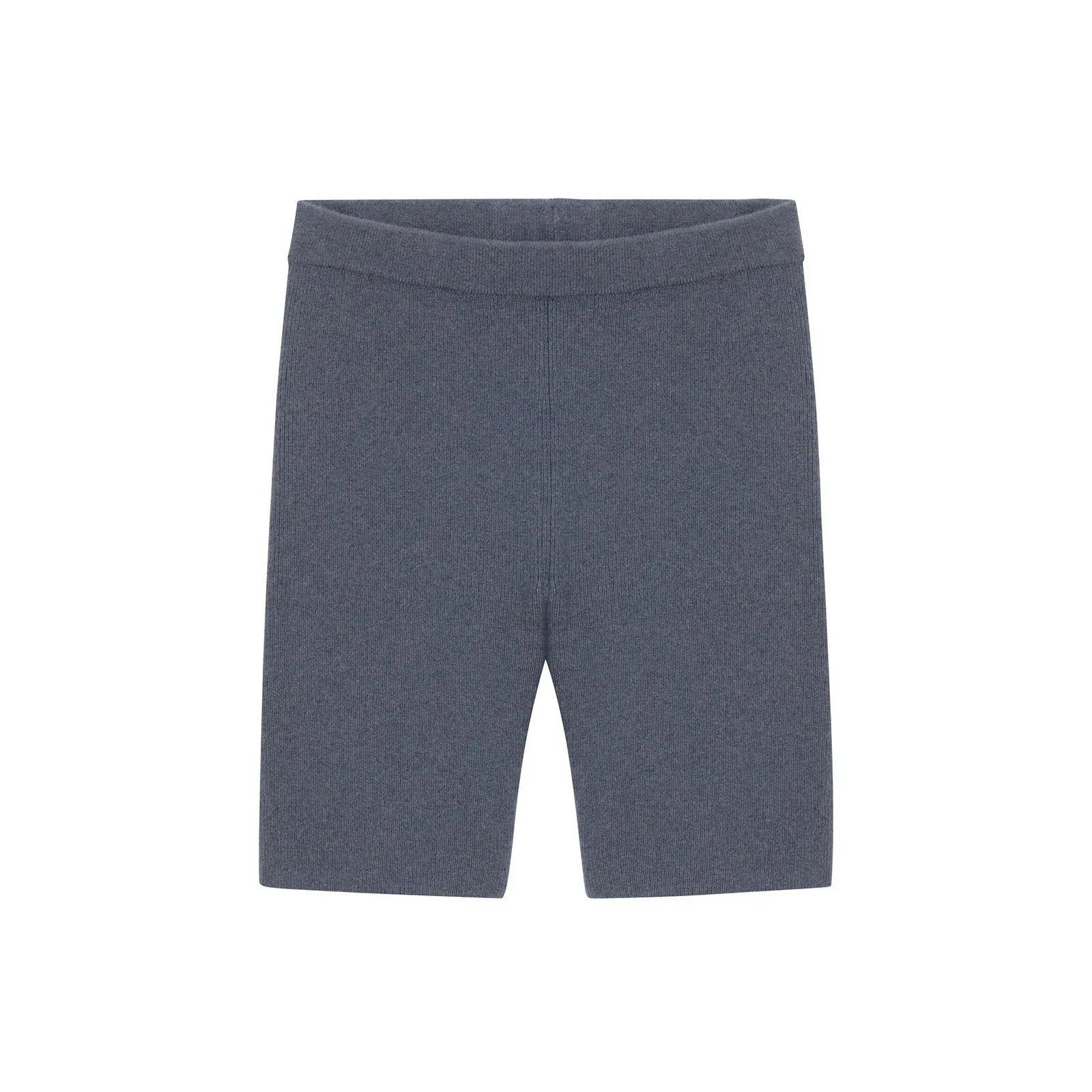 Recycled Cashmere Ribbed Biker Short