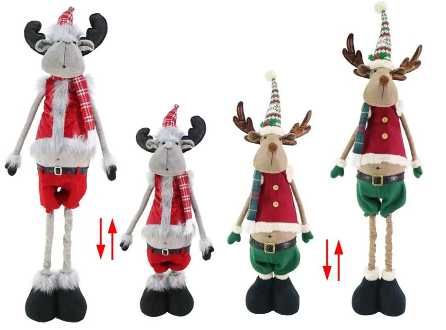 Reindeer Extendable Legs 2 Asst (80-115cm)