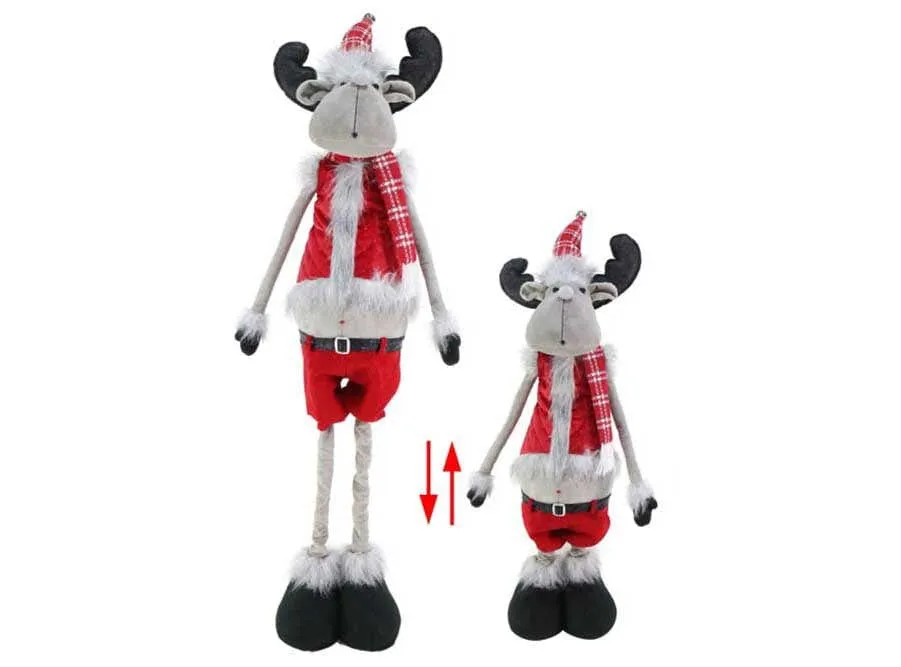 Reindeer Extendable Legs 2 Asst (80-115cm)