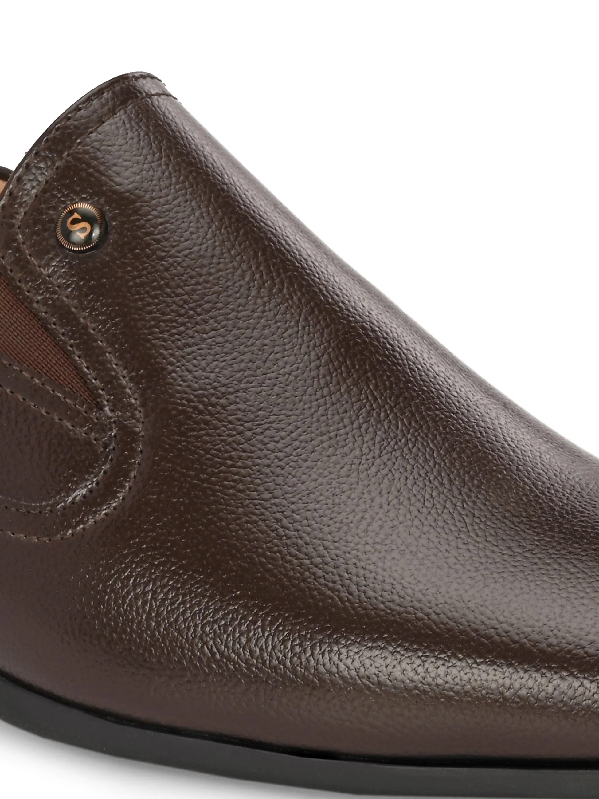 Reine Brown Solid Slip-Ons