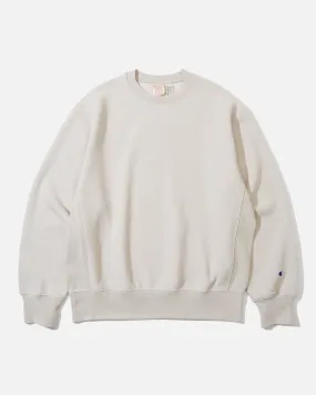 Reverse Weave Crewneck - Bone