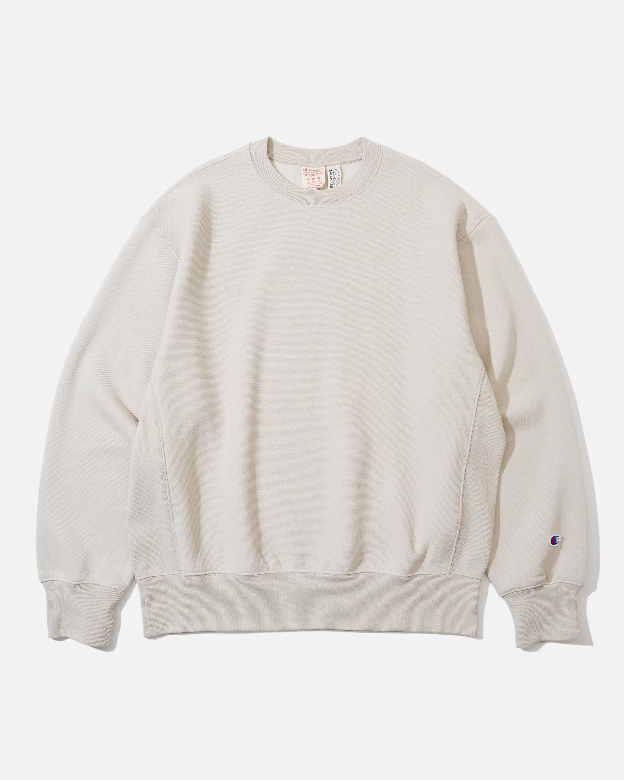 Reverse Weave Crewneck - Bone