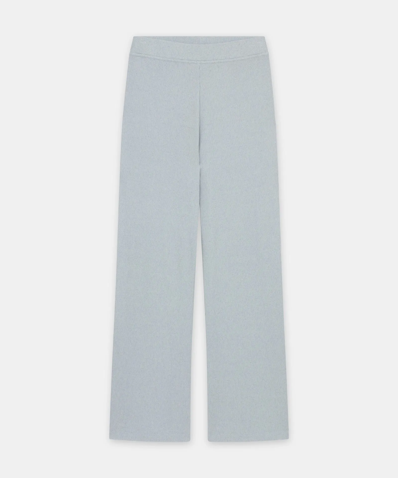 Ribbed Lightweight Wide Leg Pants