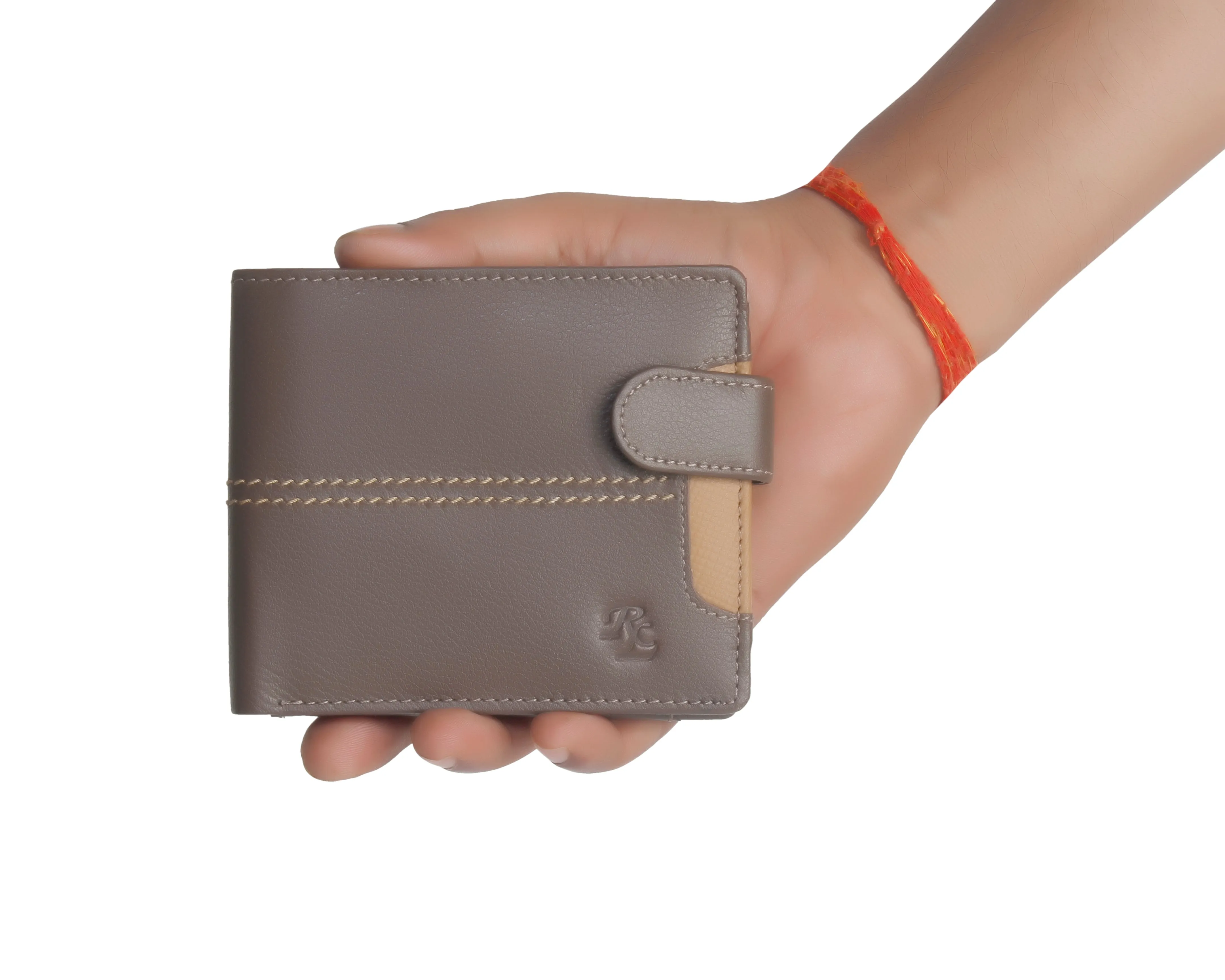 RL Loop & Stitch Leather Wallet