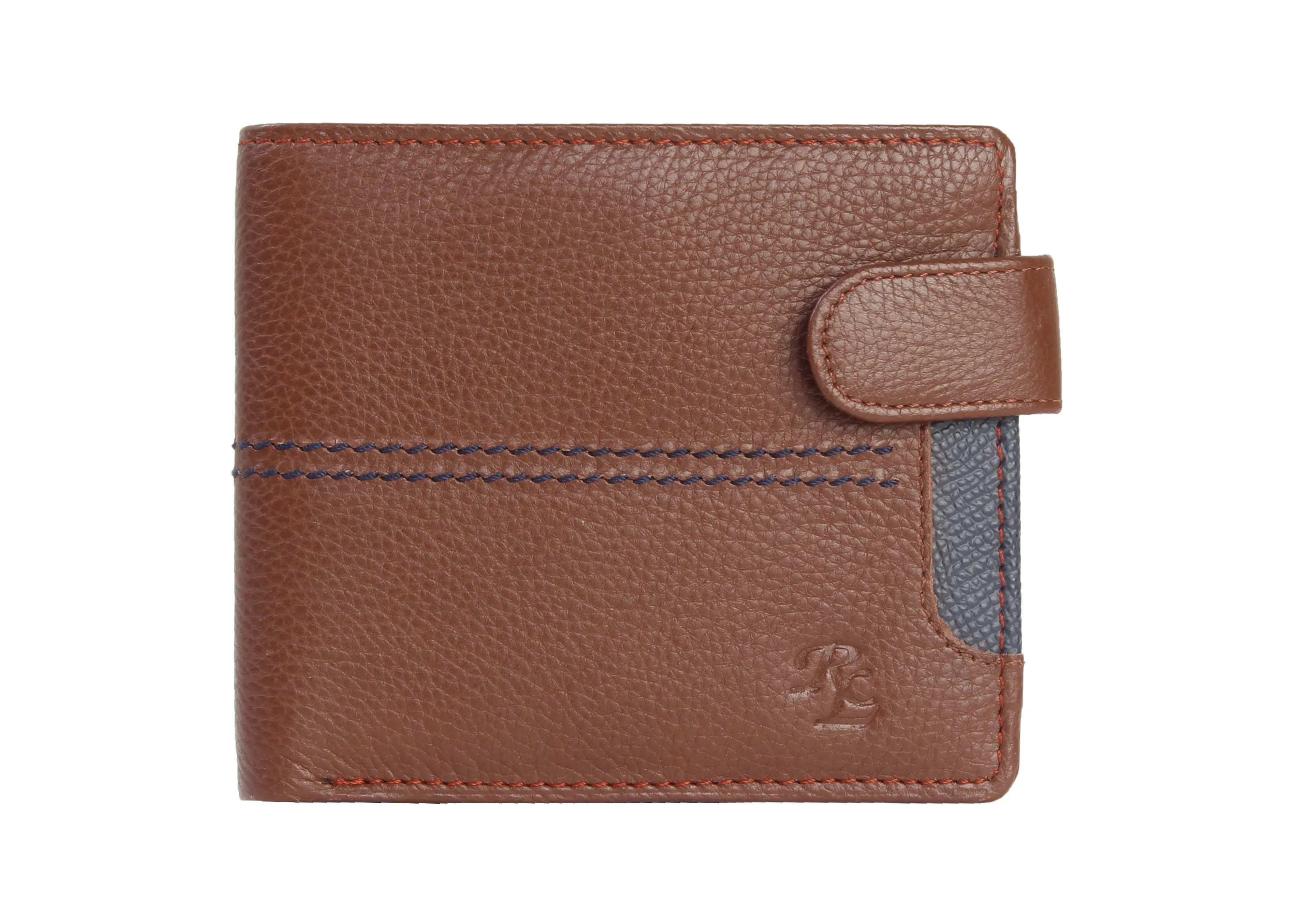 RL Loop & Stitch Leather Wallet