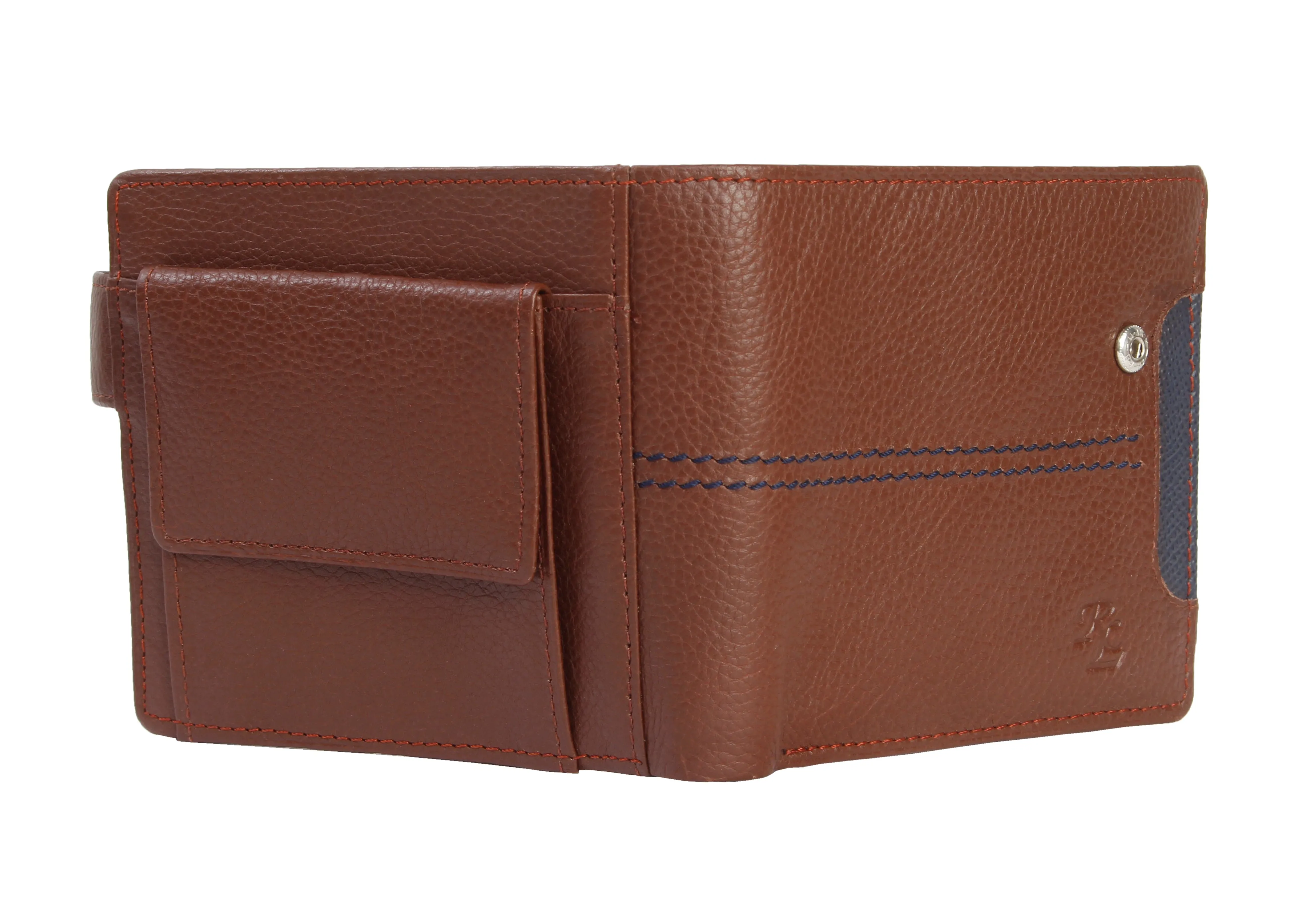 RL Loop & Stitch Leather Wallet