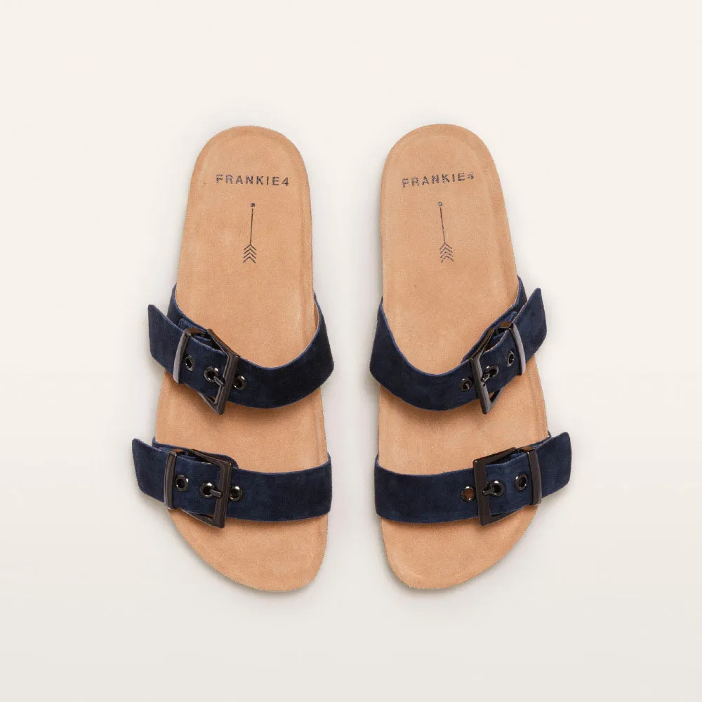 Sandy III Navy Suede