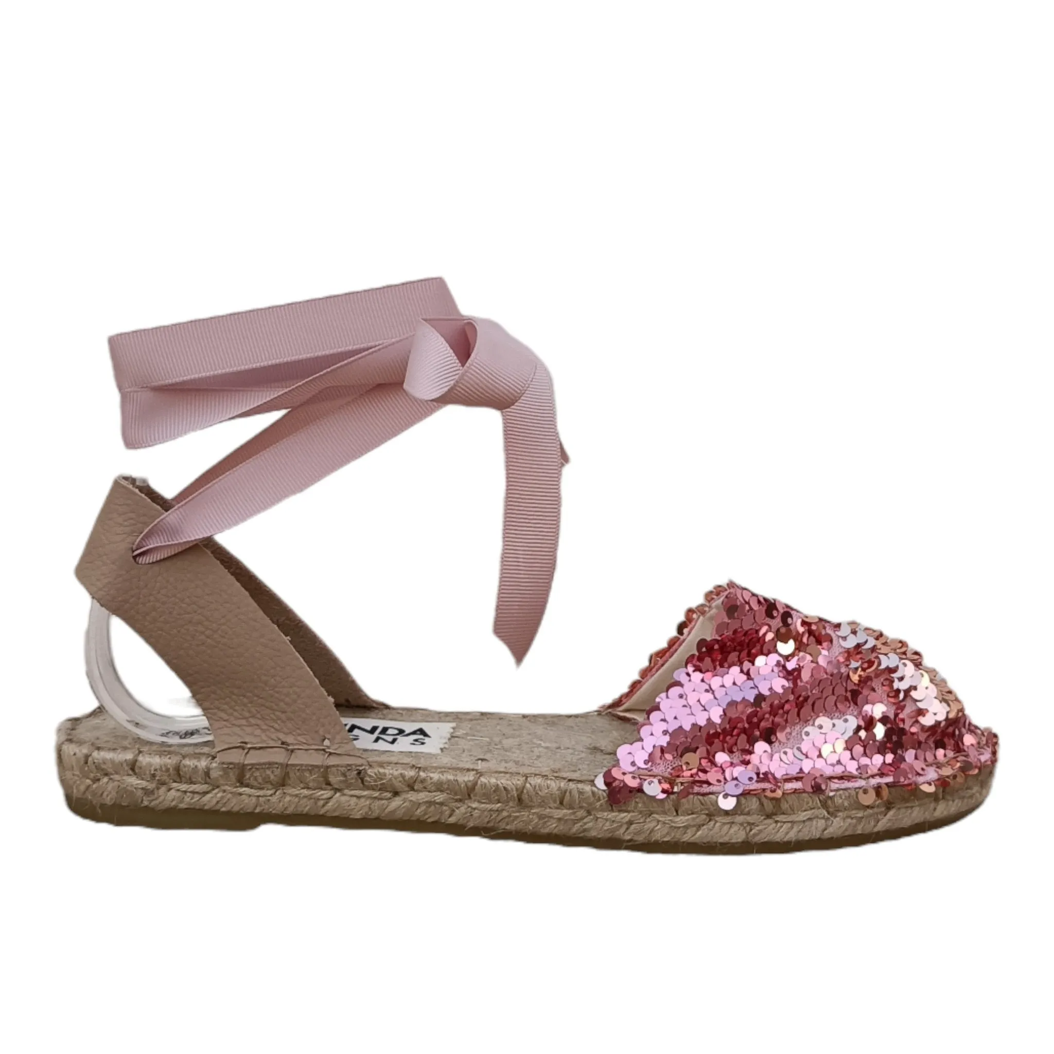 Sequin Espadrilles - Rosé - Classic Sole