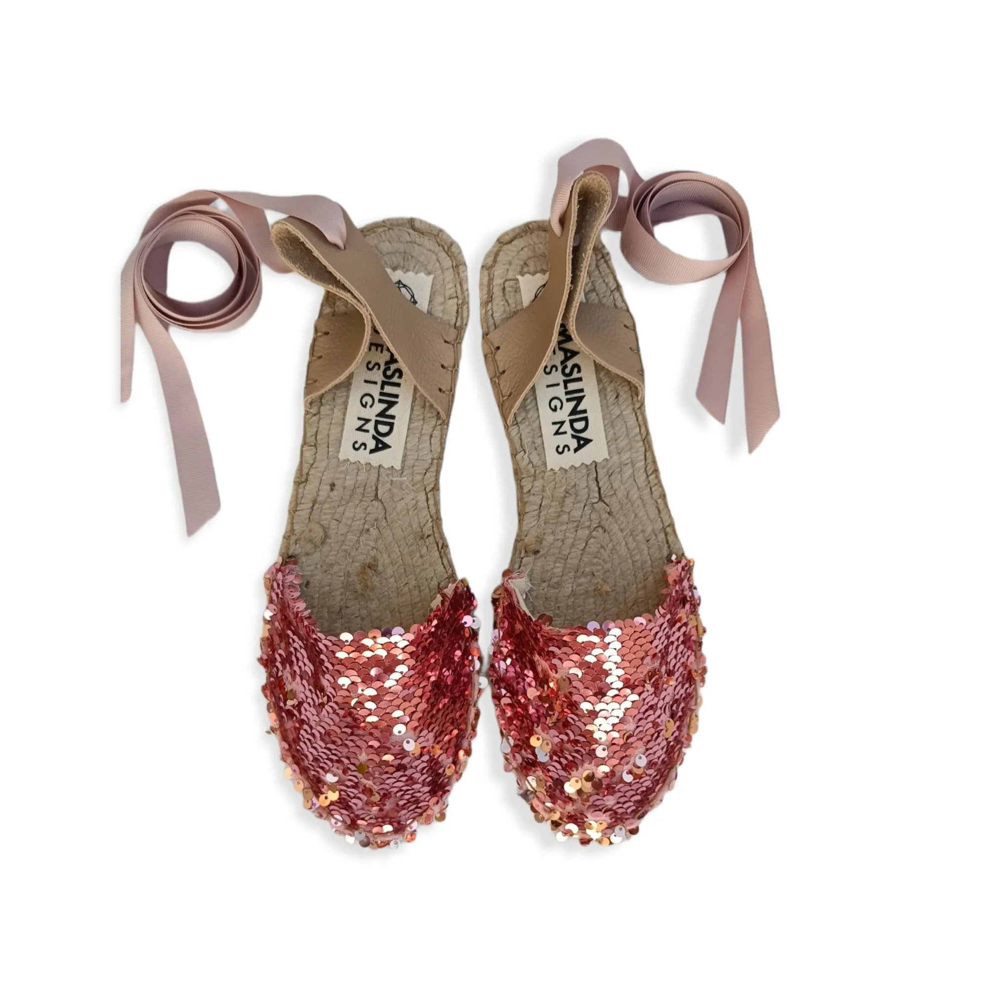 Sequin Espadrilles - Rosé - Classic Sole