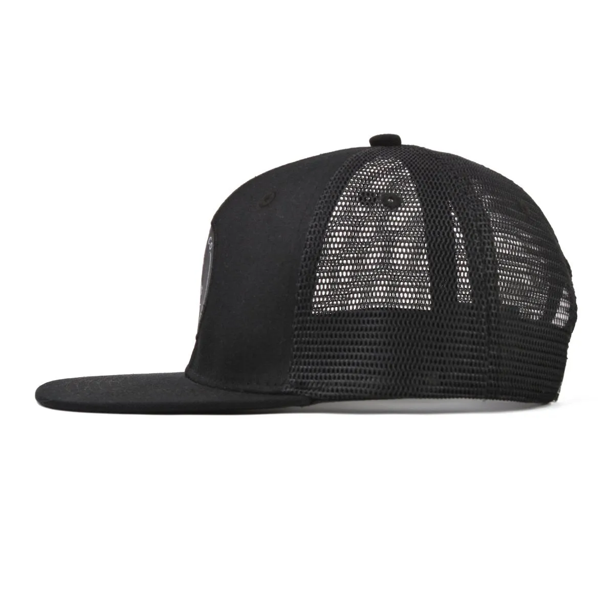 Snapback Hat - Trucker Cap Black (Kids-Adults)