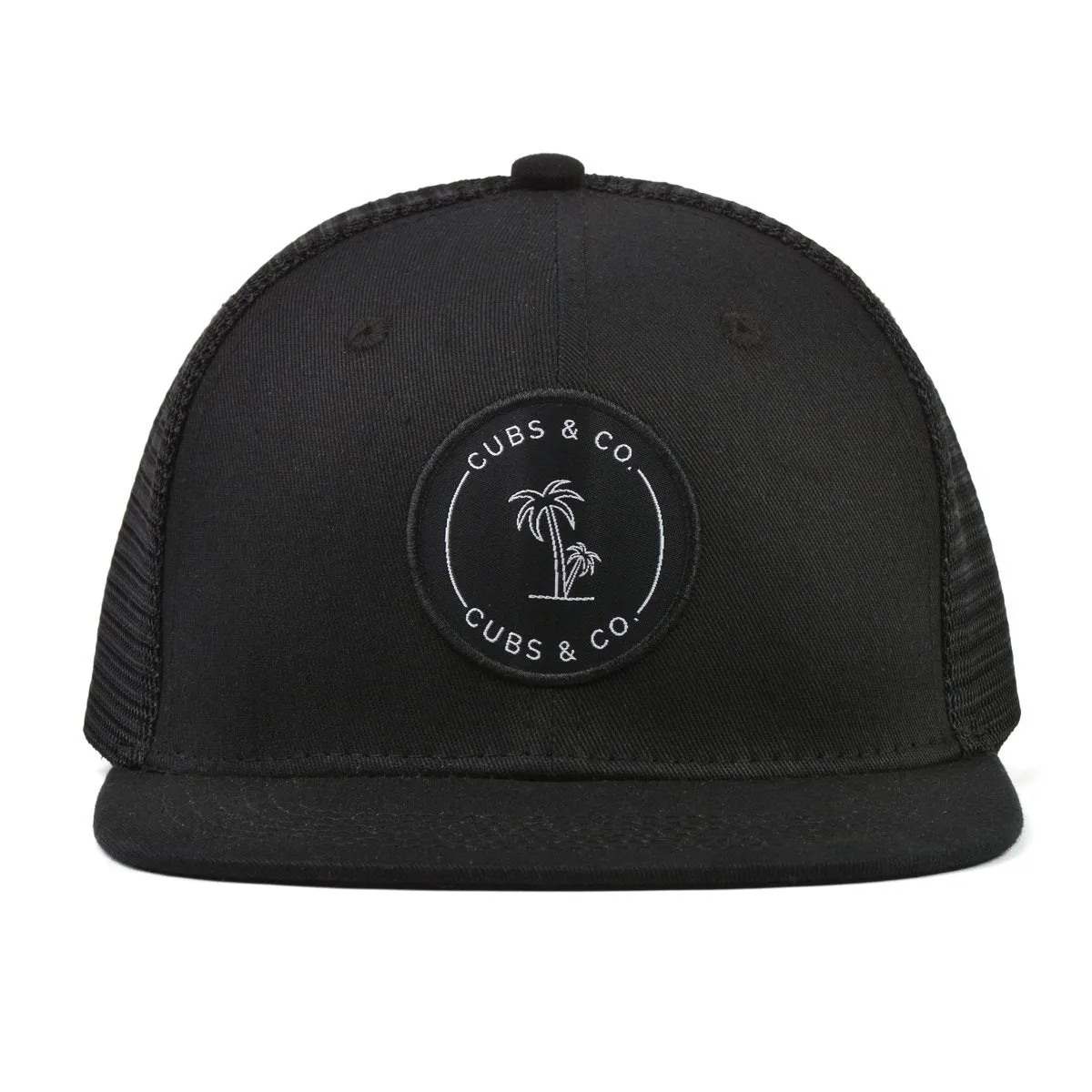 Snapback Hat - Trucker Cap Black (Kids-Adults)