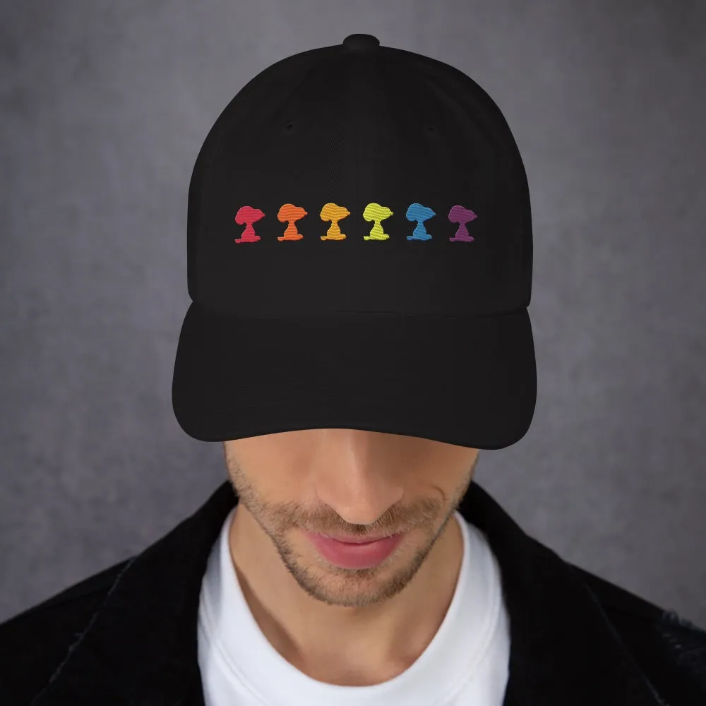 Snoopy Rainbow Dad Hat