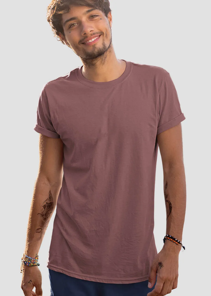 Solid Half Sleeve T-Shirt Men Combo - Pack of 4