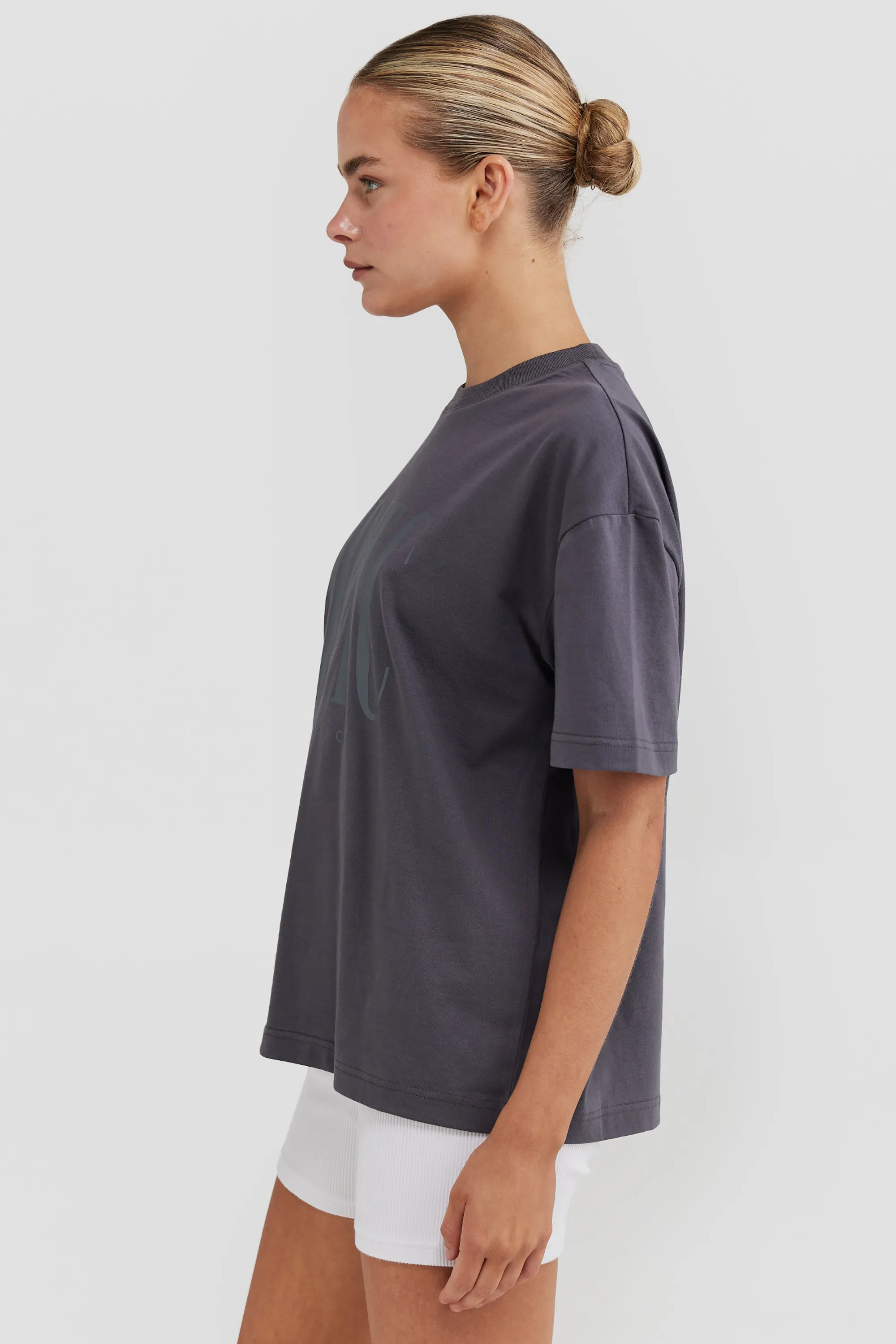 Spencer Logo T Shirt Charcoal